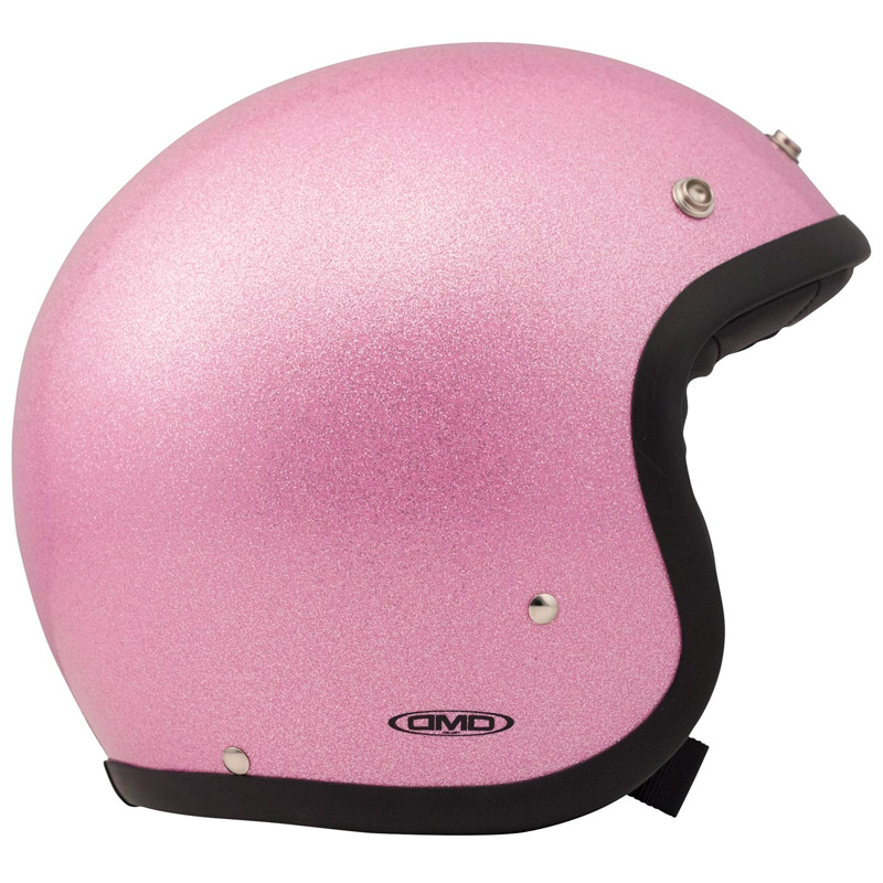 DMD Vintage Öppen MC-hjälm (Glitter) Rosa