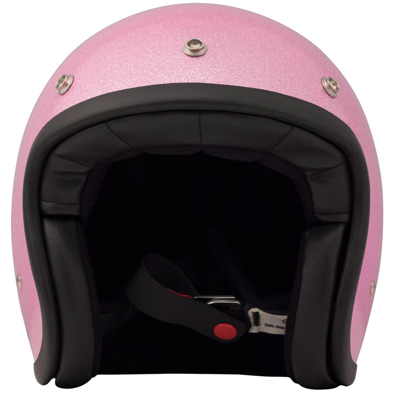 DMD Vintage Öppen MC-hjälm (Glitter) Rosa