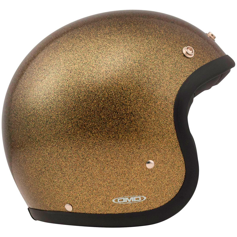 DMD Vintage Öppen MC-hjälm (Glitter) Brons