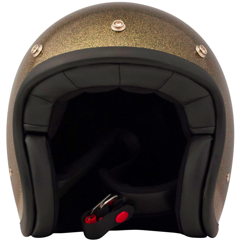 DMD Vintage Öppen MC-hjälm (Glitter) Brons