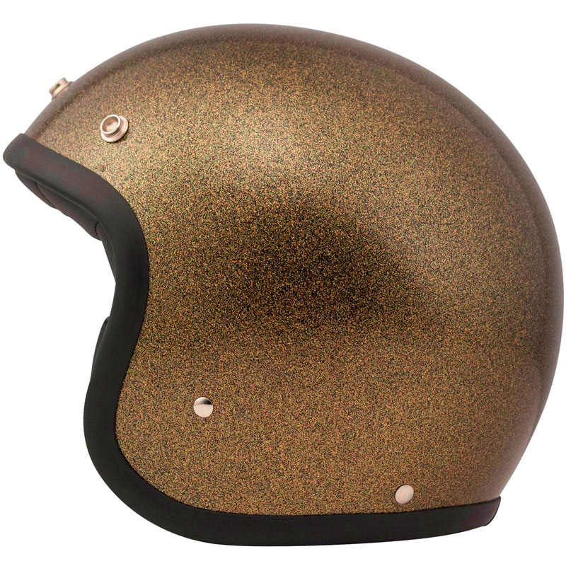 DMD Vintage Öppen MC-hjälm (Glitter) Brons