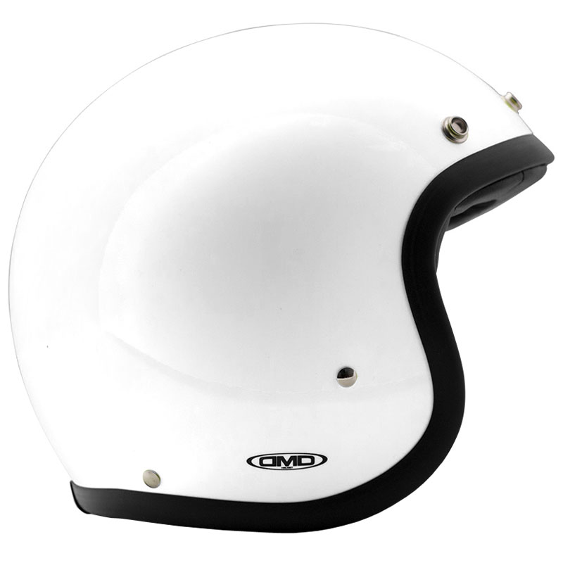 DMD Vintage Öppen MC-Hjälm Retro (Solid) Vit